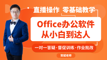 2020年Office办公软件Excel/Word/PPT零基础小白VIP精讲脱白班