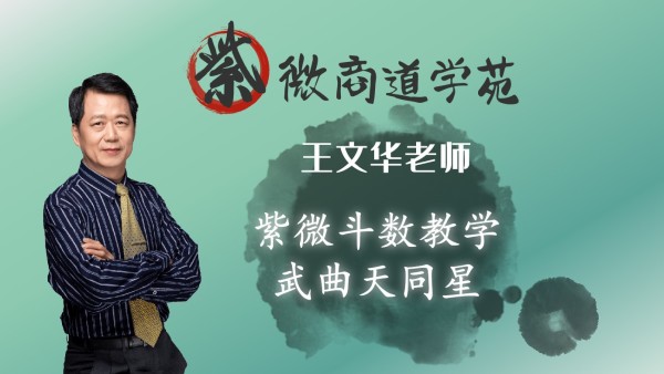 05王文华老师紫微斗数初级篇 武曲天同星 学习视频教程 腾讯课堂