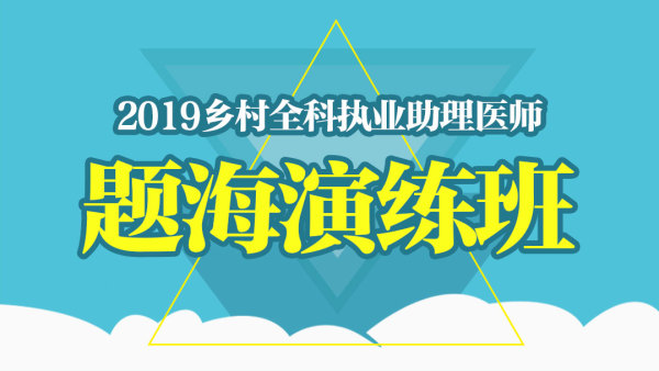 2019年乡村全科执业助理医师-题海演练班