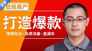 【直播】淘宝运营/免费流量/搜索排名/直通车/无货源模式【齐论】