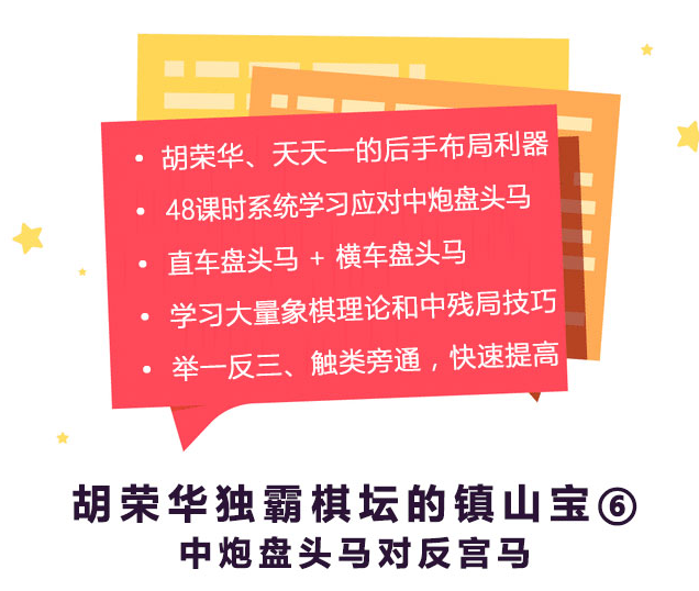 象棋胡荣华独霸棋坛的镇山宝⑥:中炮盘头马对反宫马-学习视频教程